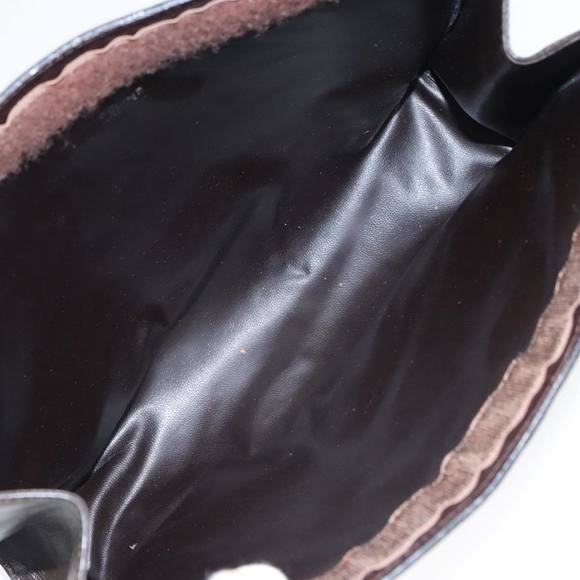 CELINE C Sulky Clutch Bag Canvas Brown Auth ar13006 - Picture 13 of 15